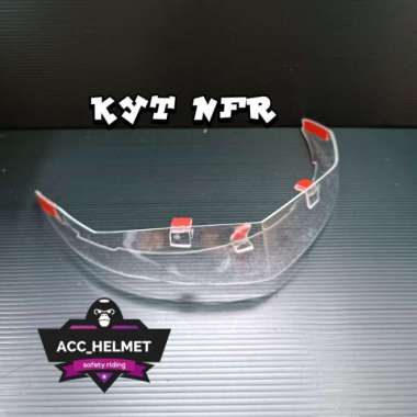 Spoiler 3D Helm KYT NFR / NFJ - Clear Best Quality Clear