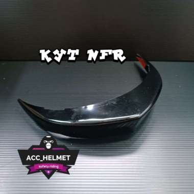 Spoiler 3D Helm KYT NFR / NFJ - Clear Best Quality Dark