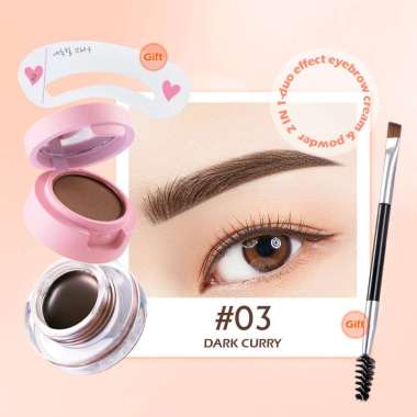 SANIYE 2 Layer Eyebrow Powder Eyebrow Gel M250 #03