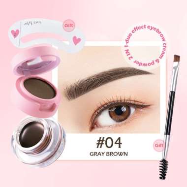SANIYE 2 Layer Eyebrow Powder Eyebrow Gel M250 #04