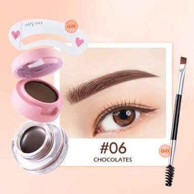 SANIYE 2 Layer Eyebrow Powder Eyebrow Gel M250 #06