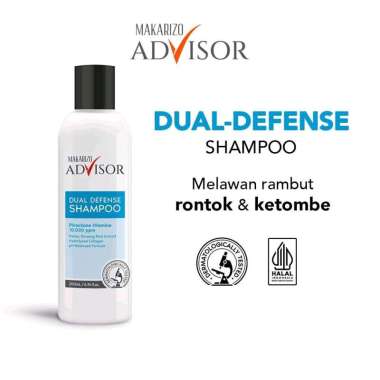 ￼Makarizo Advisor Dual Defense Shampoo 200mL - Shampoo 2 in 1 for HAIR LOSS & DANDRUFF / Shampoo Ant