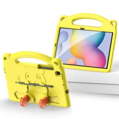 Original Panda Case Samsung Tab S6 Lite Casing Anak Yellow