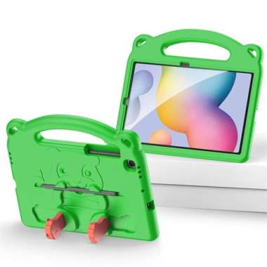 Original Panda Case Samsung Tab S6 Lite Casing Anak Green