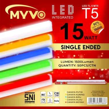 Myvo lampu LED TL5 15WATT biru