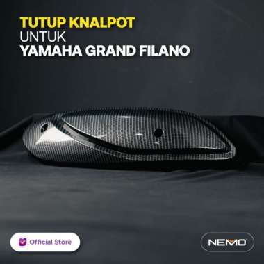 NEMO Pelindung / Cover Knalpot Yamaha Grand Filano Carbon