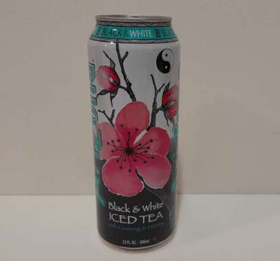 ARIZONA BLACK & WHITE ICED TEA 23OZ