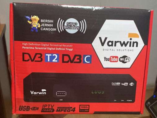 Set Top Box Varwin Dvb T2 C Multicolor