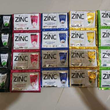 shampoo shampo sampo zinc sachet saset 1 renceng renteng rtg isi 24 pcs merah