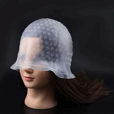 Magicap Topi Highlight Semir Rambut Coloring Bleaching Hair Cap MC809 Rambut Sachet Bleaching Brown 