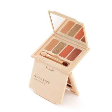 WARDAH Colorfit Quad Eye Palette | Eyeshadow 01 BRUNETTE DAW