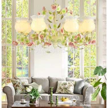 Lampu Chandelier Shabby Chic / Shabby Chic Lamp (PO286) TigaBulb