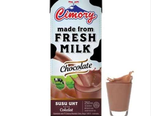 Cimory UHT 250ml isi 24 otak Coklat