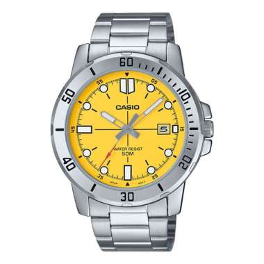 CASIO ORIGINAL - CASIO MTP-VD01D-9EVUDF - JAM PRIA NG - STAINLESS CASIO MTP-VD01D-9E MTP VD01D 9E VD