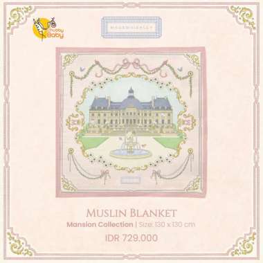 Mademoisally - Bamboo Muslin Mansion Blanket | Selimut Anak
