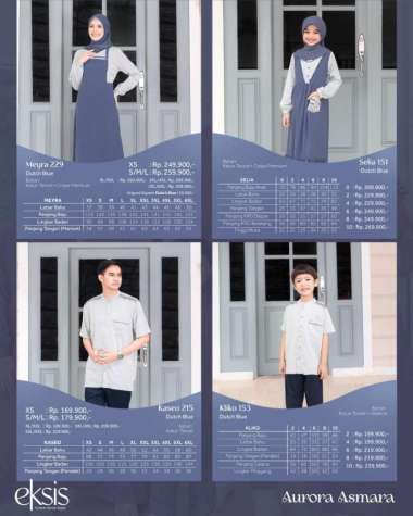 Sarimbit Seply 2024 Eksis 231 Dutch Blue Meyra 229 Kaseo 215 GAMIS L
