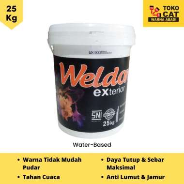 CAT TEMBOK WELDON EKSTERIOR 25 KG - DINDING LUAR