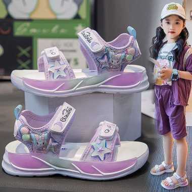 GBS Sepatu Sandal Anak Kuromi Purple 34