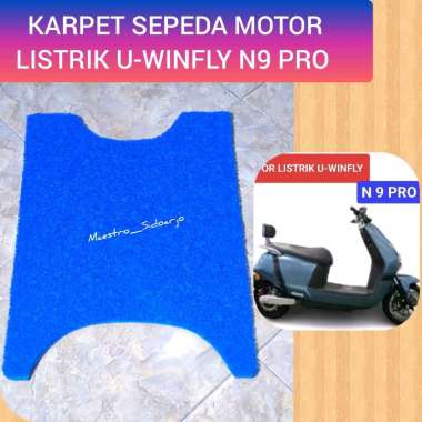 Karpet Serabut Sepeda Motor Listrik U-WINFLY Type N9 Pro Biru