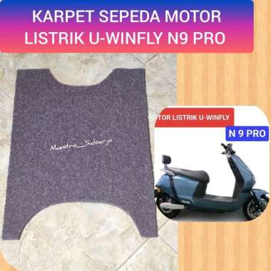 Karpet Serabut Sepeda Motor Listrik U-WINFLY Type N9 Pro Coklat