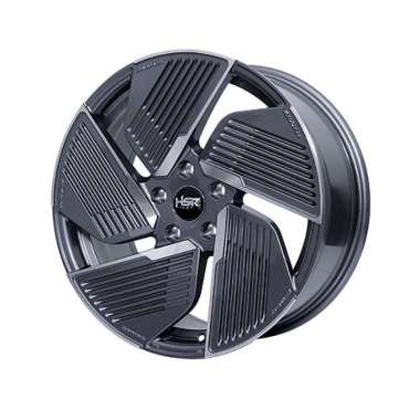VELG HSR RAIJUA R18X8 H5X114,3 ET45 GLOSSY GREY MACHINE SPOKE