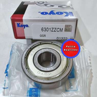 BEARING 6301 ZZ KOYO 6301ZZ TUTUP BESI