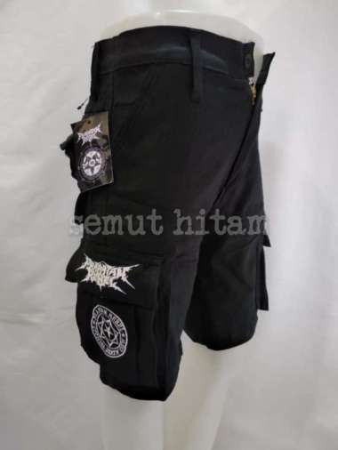 Celana Cargo Pendek / Kempol Pendek Metal / Punk Prapatan Rebel PRBL 2 - S M