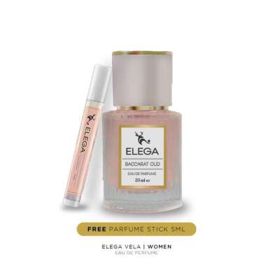 Elega Vela Eau De Parfume Parfum Minyak Wangi Wanita EDP Tahan Lama BACCARAT OUD