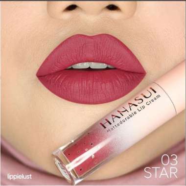 HANASUI MATTEDORABLE LIP CREAM/ LIPSTIK 03. STAR