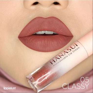 HANASUI MATTEDORABLE LIP CREAM/ LIPSTIK 05. CLASSY