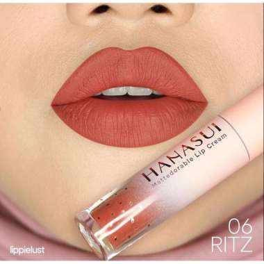 HANASUI MATTEDORABLE LIP CREAM/ LIPSTIK 06. RITZ