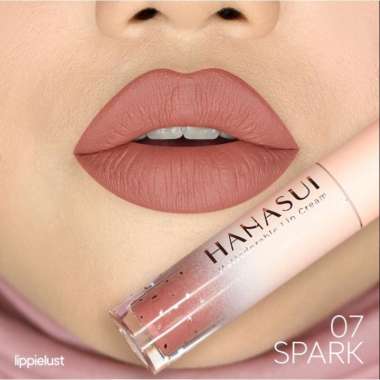 HANASUI MATTEDORABLE LIP CREAM/ LIPSTIK 07. SPARK