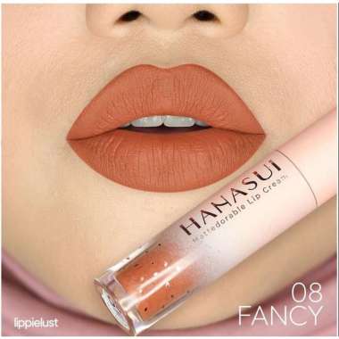 HANASUI MATTEDORABLE LIP CREAM/ LIPSTIK 08. FANCY