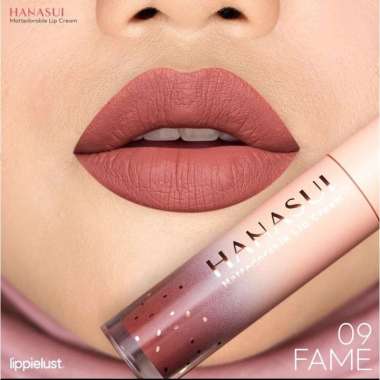 HANASUI MATTEDORABLE LIP CREAM/ LIPSTIK 09. FAME