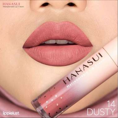 HANASUI MATTEDORABLE LIP CREAM/ LIPSTIK 14. DUSTY