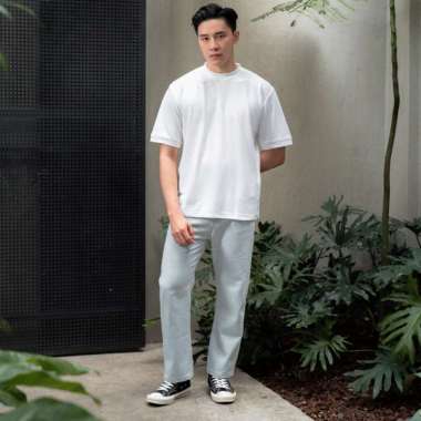 Broodis T-shirt Kaos Polos Oversize PACO White Series Cvc 20s M