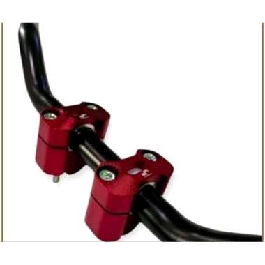 Stang RZR + Raiser Stang CNC PCX Beat street CB150R Vixion satria fu dll Stang hitam RZR + raiser me