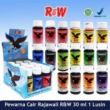 Pewarna Makanan Kue Rajawali R&W RW 30 ml 1 Lusin Kuning Telur