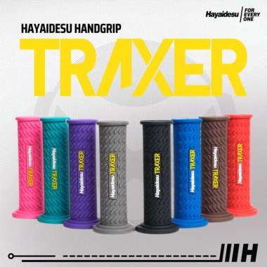 Hayaidesu Handgrip TRAXER - Hand Grip Motor Trail & Supermoto KLX , CRF , WR , KTM , Husqvarna Ujung
