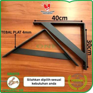 Besi siku rak ambalan segitiga LX-40 Exclude Dynabolt 15cm x 20cm