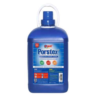 Yuri Porstex Cairan Pembersih Keramik & Porselen Kamar Mandi 3.7 liter Biru