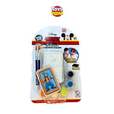 Mainan Cat Air Anak Emco Mickey Fun With Colours 12 Asst Goofy