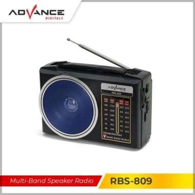 Speaker Radio Portable Advance RBS809 / RBS-809 Bluetooth Multi Band Hitam
