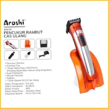 Arashi ASV02 Cukur Rambut Portable Hair Clipper Rechargeable Wireless
