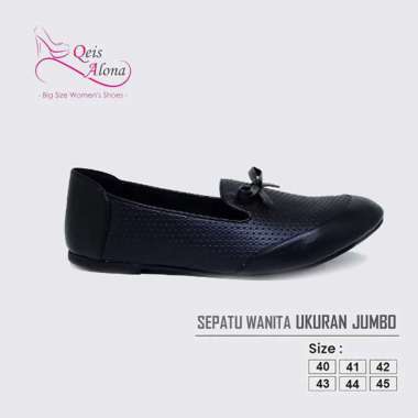 Afelia Tape Big Size - Sepatu Wanita Pantofel Ngantor Casual Oxford Flat Shoes Formal Ukuran Jumbo 4