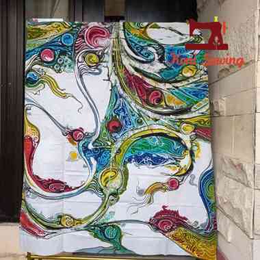 Kain Batik Tulis Motif Abstrak - Batik Asli Abstrak 3
