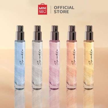 Miniso Parfum Wanita Sparkle Eau De Toilette Perfume 10ml Pink Crystal