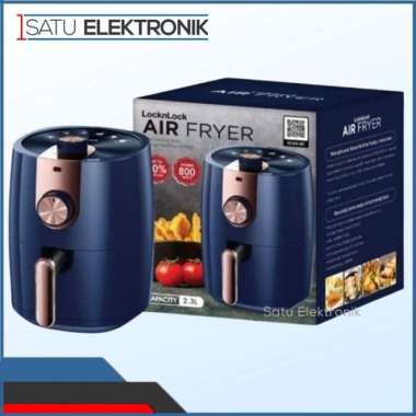Lock n Lock Air Fryer EJF114 Biru Lock and Lock Blue Series 2,3 Liter
