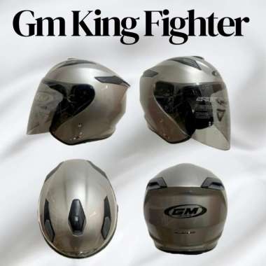 HELM GM KING FIGHTER SOLID XL DARK GREY