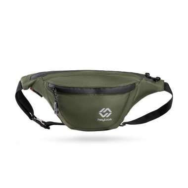 Tas Selempang Pria Waist Bag Pinggang Forest Waterproof Waistbag Distro Anti Air Cowok ARMY